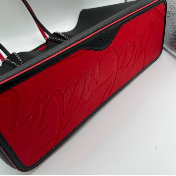CHRISTIAN LOUBOUTIN Cabata GM Leather Tote Bag Black with Pouch and dustbag ❤️ - Picture 11 of 11